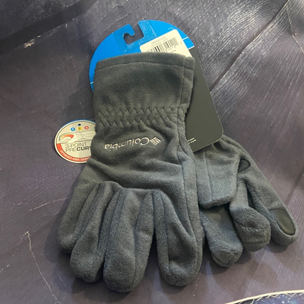 Columbia Women's Gray Thermarator Gloves Size Small New